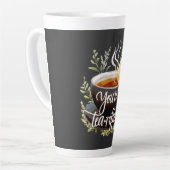 Du bist Tea-riffic! Funny Tea Lover Graphic Milchtasse (Linke Ecke)