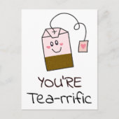 Du bist testaziös postkarte (Vorderseite)