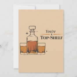 Du bist Top Shelf Funny Old Mohioned Vater Geburts Feiertagskarte