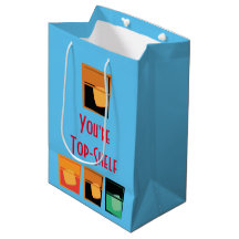 Du bist Top-Shelf mit Bourbon auf blau - Geschenkt