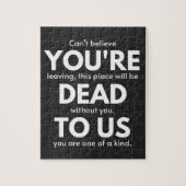 Du bist tot, Coworker geht weg, lustig Puzzle (Vertikal)