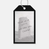 [Du bist tot für uns] Ein lustiger Mitarbeiter Ver Geschenkanhänger (Rückseite)