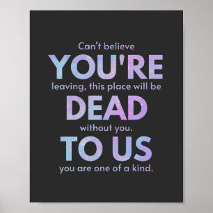 Du bist tot zu uns! - R.I.P. Verräter!: Mitarbeite Poster