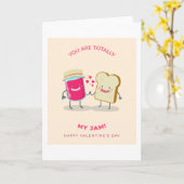 Du bist total mein Marsch Happy Valentine Karte (Gelbe Blume)