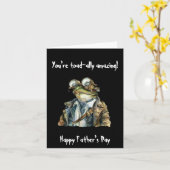 Du bist total phantastisch. Der glückliche Vaterta Karte (Gelbe Blume)