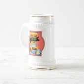 Du bist tränenreiche Mutter. Bierglas (Vorderseite Links)