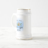 Du bist tränenreiche Mutter. Bierglas (Vorderseite Links)