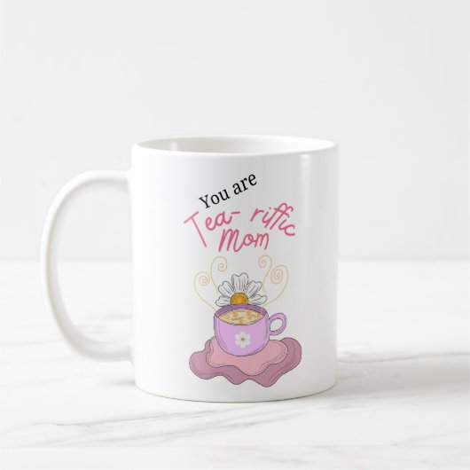 Du bist tränenreiche Mutter. Kaffeetasse (Links)