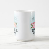 Du bist tränenreiche Mutter. Kaffeetasse (Mittel)