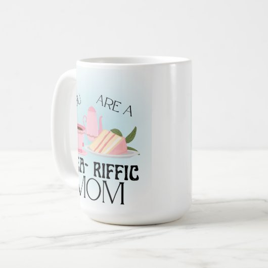 Du bist tränenreiche Mutter. Kaffeetasse (Vorderseite Links)