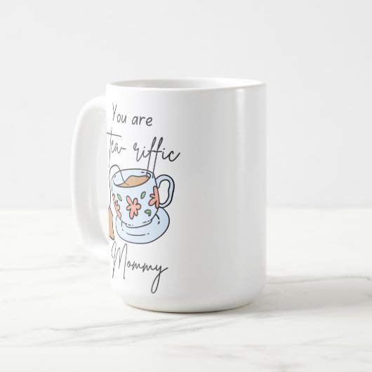 Du bist tränenreiche Mutter. Kaffeetasse (Vorderseite Links)