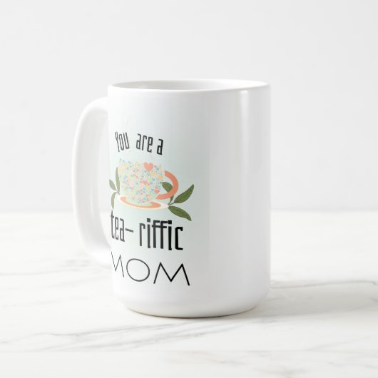 Du bist tränenreiche Mutter. Kaffeetasse (Vorderseite Links)