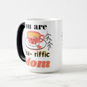 Du bist tränenreiche Mutter. Verwandlungstasse (Vorderseite Links)