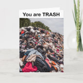 Du bist TRASH. Karte (Vorderseite)