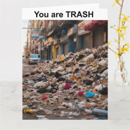 Du bist TRASH. Karte