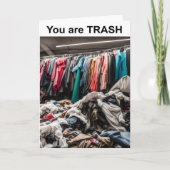 Du bist TRASH. Karte (Vorderseite)