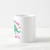 Du bist Tricera Tops Funny Dinosaur Valentinstag Kaffeetasse (Mittel)