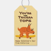 Du bist Tricera Tops Kids Valentinstag Dinosaurier