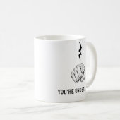 Du bist unter einer Pause Tasse (VorderseiteRechts)