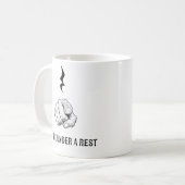 Du bist unter einer Pause Tasse (Vorderseite Links)