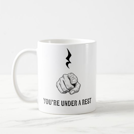 Du bist unter einer Pause Tasse (Links)