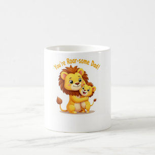 Du bist Vater-Tasse 🦁 Niedlichen Löwenkaffee Kaffeetasse