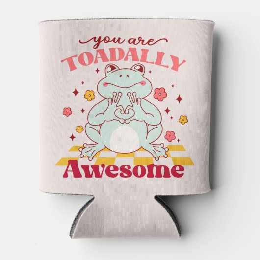"Du bist völlig Phantastisch" | Niedlicher Froschp Dosenkühler (Vorderseite)