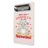 "Du bist völlig Phantastisch" | Niedlicher Froschp Mini Klemmbrett (Gewinkelt2)