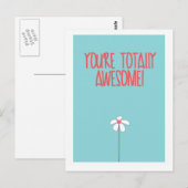 Du bist völlig phantastisch postkarte (Vorne/Hinten)