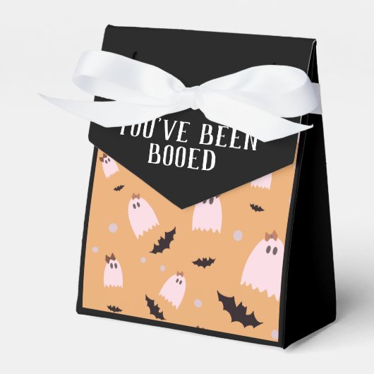 Du bist von Geistern mit Bows Halloween beflügelt Geschenkschachtel (Vorderseite)
