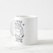 Du bist Waffle-Y Niedlich Kaffeetasse (Vorderseite Links)