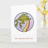 Du bist, was du isst karte (Gelbe Blume)