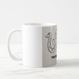 Du bist, was du isst, lustiger Elefant-Becher Kaffeetasse