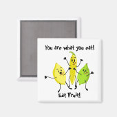 Du bist, was du isst magnet (Vorderseite/Rückseite)