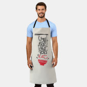 Du bist, was du isst schürze (Getragen)