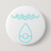 Du bist Wasser Button (Vorderseite)