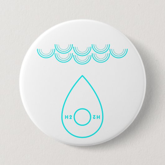 Du bist Wasser Button (Vorderseite)