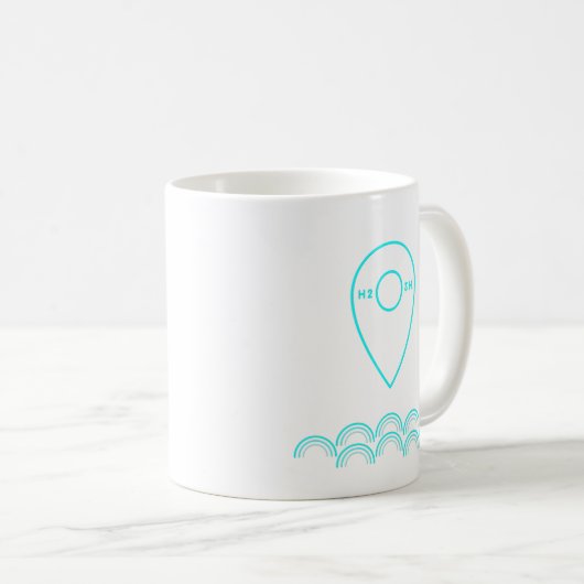 Du bist Wasser Kaffeetasse (VorderseiteRechts)