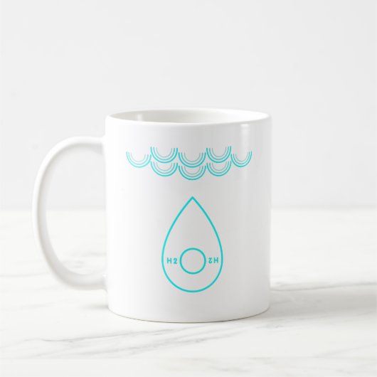 Du bist Wasser Kaffeetasse (Links)