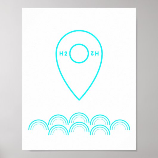 Du bist Wasser Poster (Vorne)