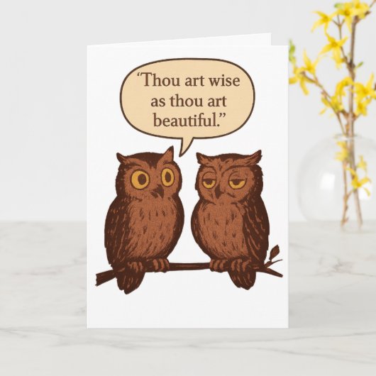 Du bist weise und schön karte (Gelbe Blume)