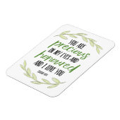 Du bist Wertvoll in meinem Eyes - Isaiah 43:4 Post Magnet (Linke Seite)