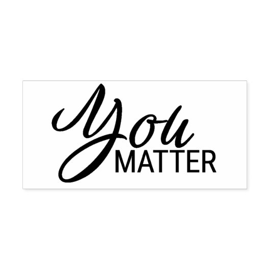 Du bist wichtig 8 gummistempel (Prägung)