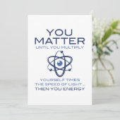 Du bist wichtig dankeskarte (Stehend Vorderseite)