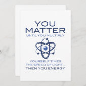 Du bist wichtig dankeskarte (Vorne/Hinten)