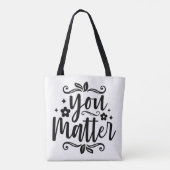 Du bist wichtig für Tote Tasche (Rückseite)