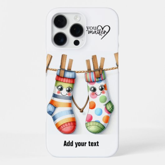 Du bist wichtig iPhone hülle (Rückseite)