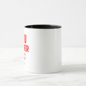 Du bist wichtig" Positives rotes Herz Tasse (Zentrum)