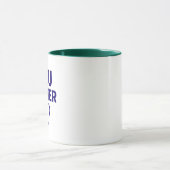 Du bist wichtig" Positives rotes Herz Tasse (Zentrum)