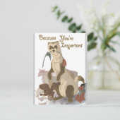 Du bist wichtig postkarte (Stehend Vorderseite)